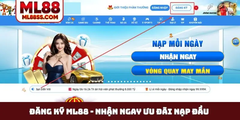 Đăng ký ML88