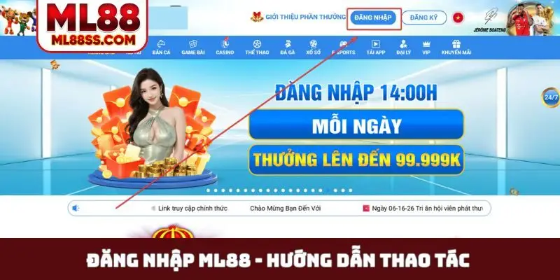 Đăng nhập ML88