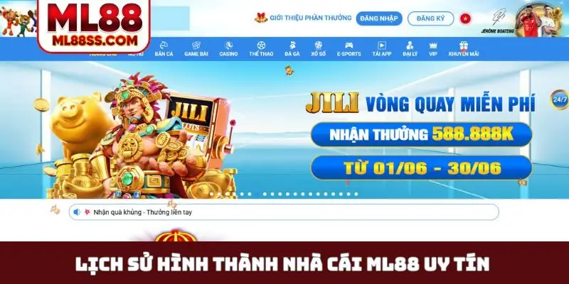 Lịch sử hình thành nhà cái ML88 uy tín