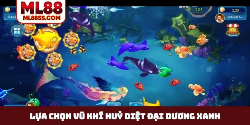 Lựa chọn vũ khí huỷ diệt đại dương xanh