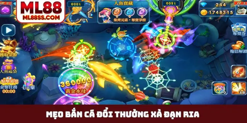 Mẹo bắn cá đổi thưởng xả đạn ria