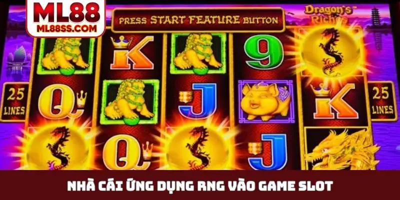 Nhà cái ứng dụng RNG vào game slot