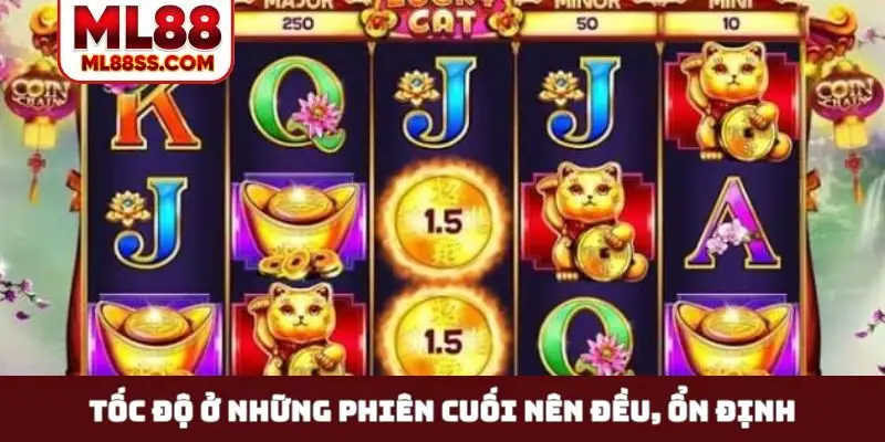 Tốc độ ở những phiên cuối nên đều, ổn định